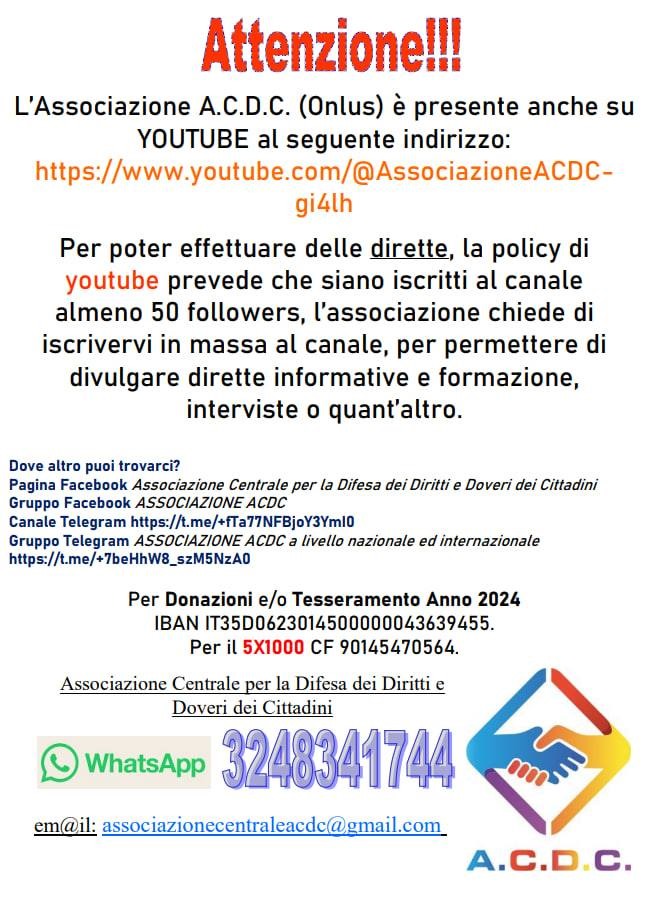 Iscrivetevi a YouTube abbiamo bisogno di 50 Like