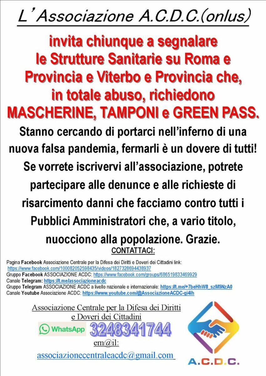 Segnalare le strutture sanitarie